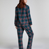 Pyjamaset Flannel, Grün