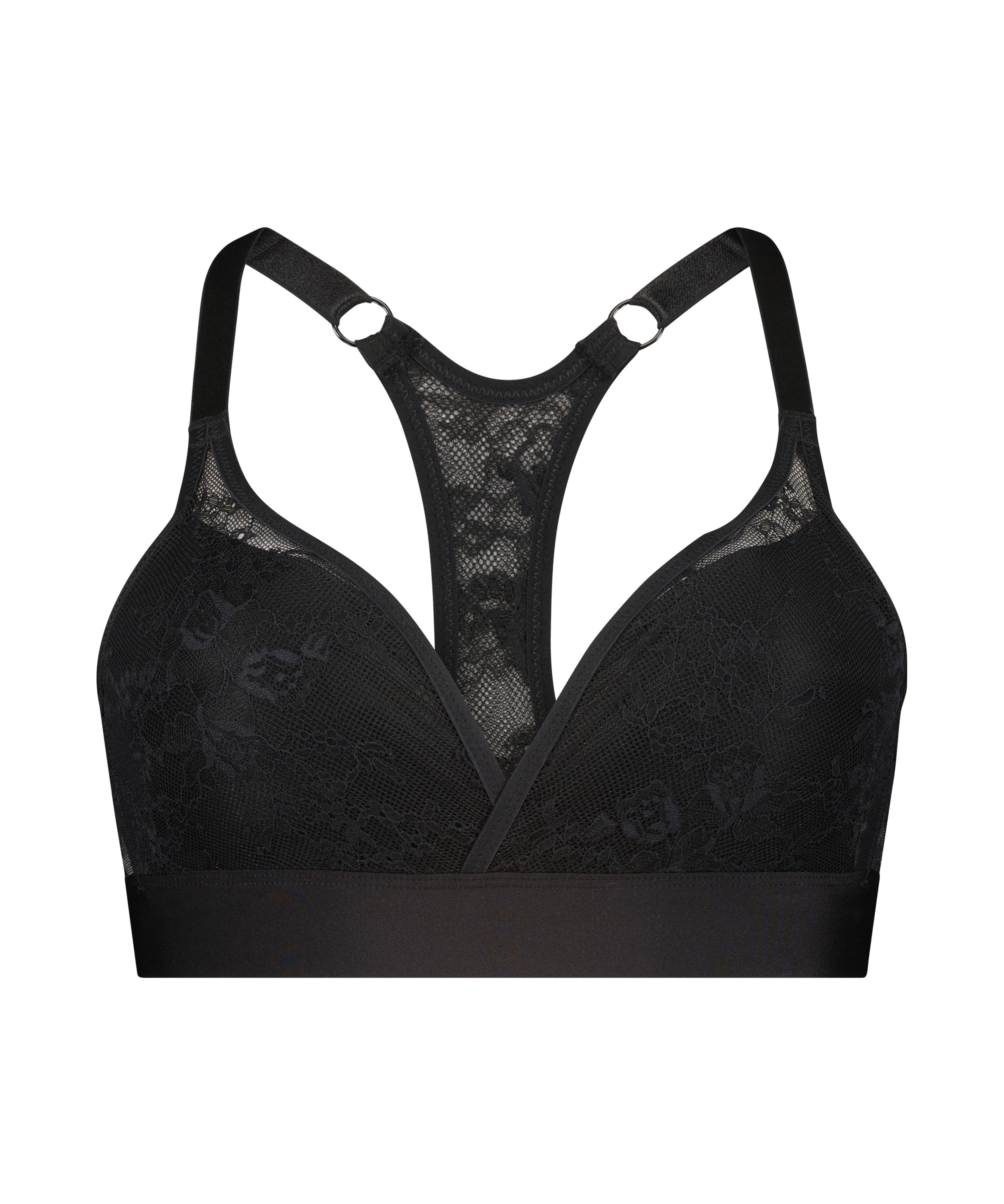 Soutien-gorge sans armatures pr&eacute;form&eacute; Dana, Noir, main