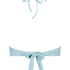 Haut de bikini bandeau Crinkle, Bleu
