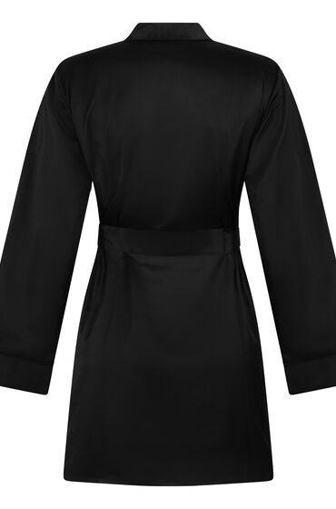Hunkemöller Satin kimono Black