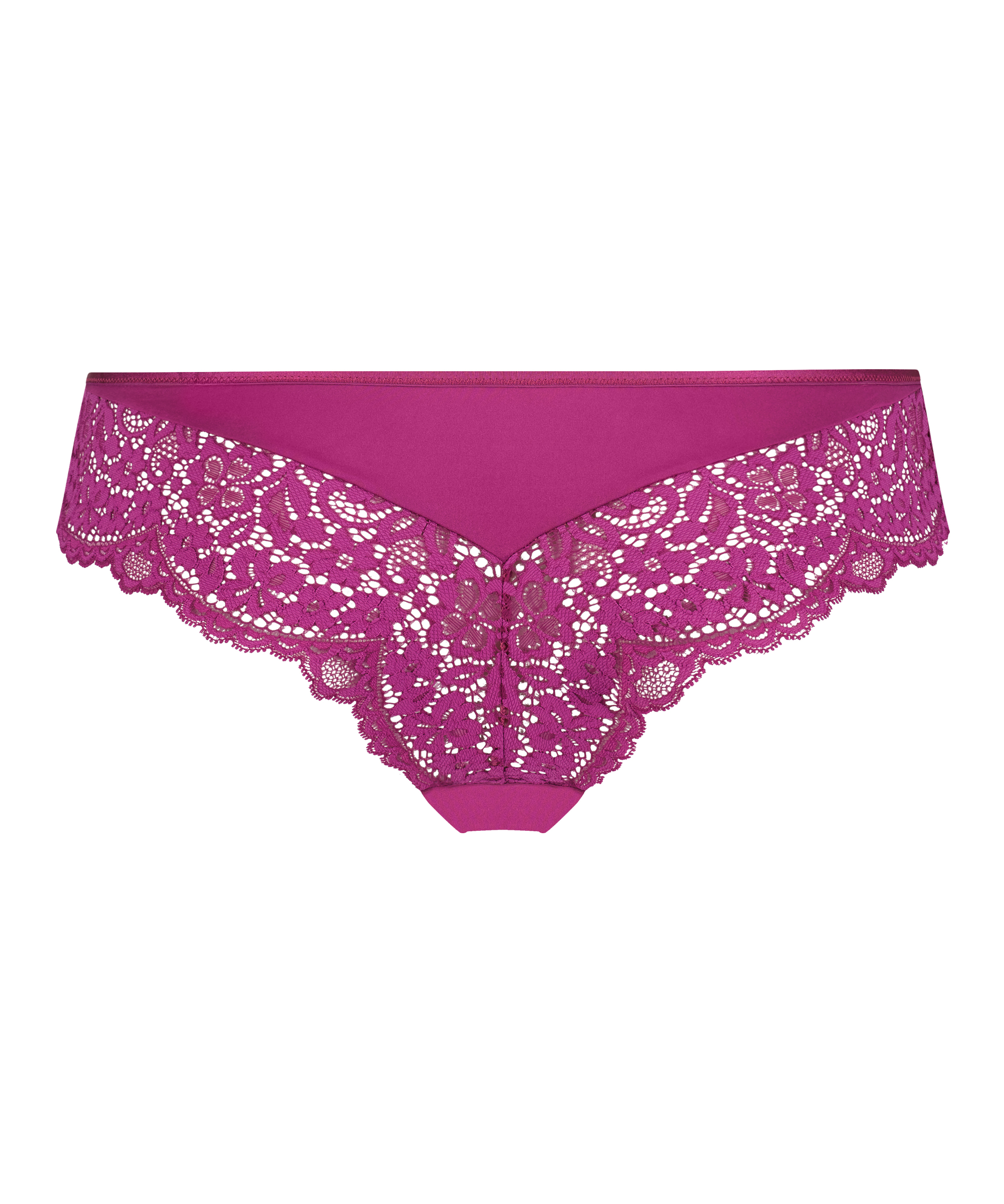 Slip br&eacute;silien Rose, Violet, main