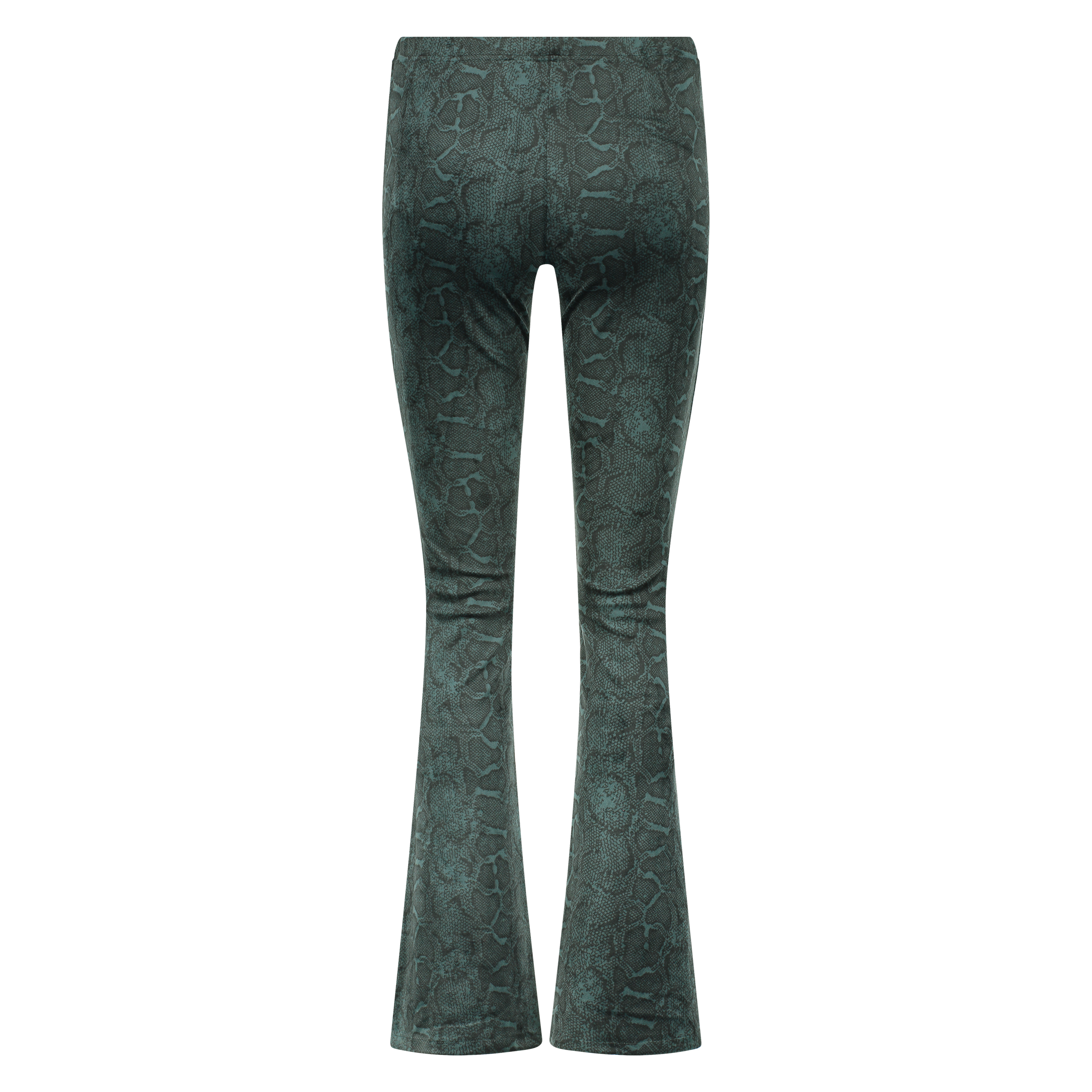 Legging Velours Flared, Vert, main