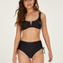 Bas de bikini coquin taille haute Haze, Noir