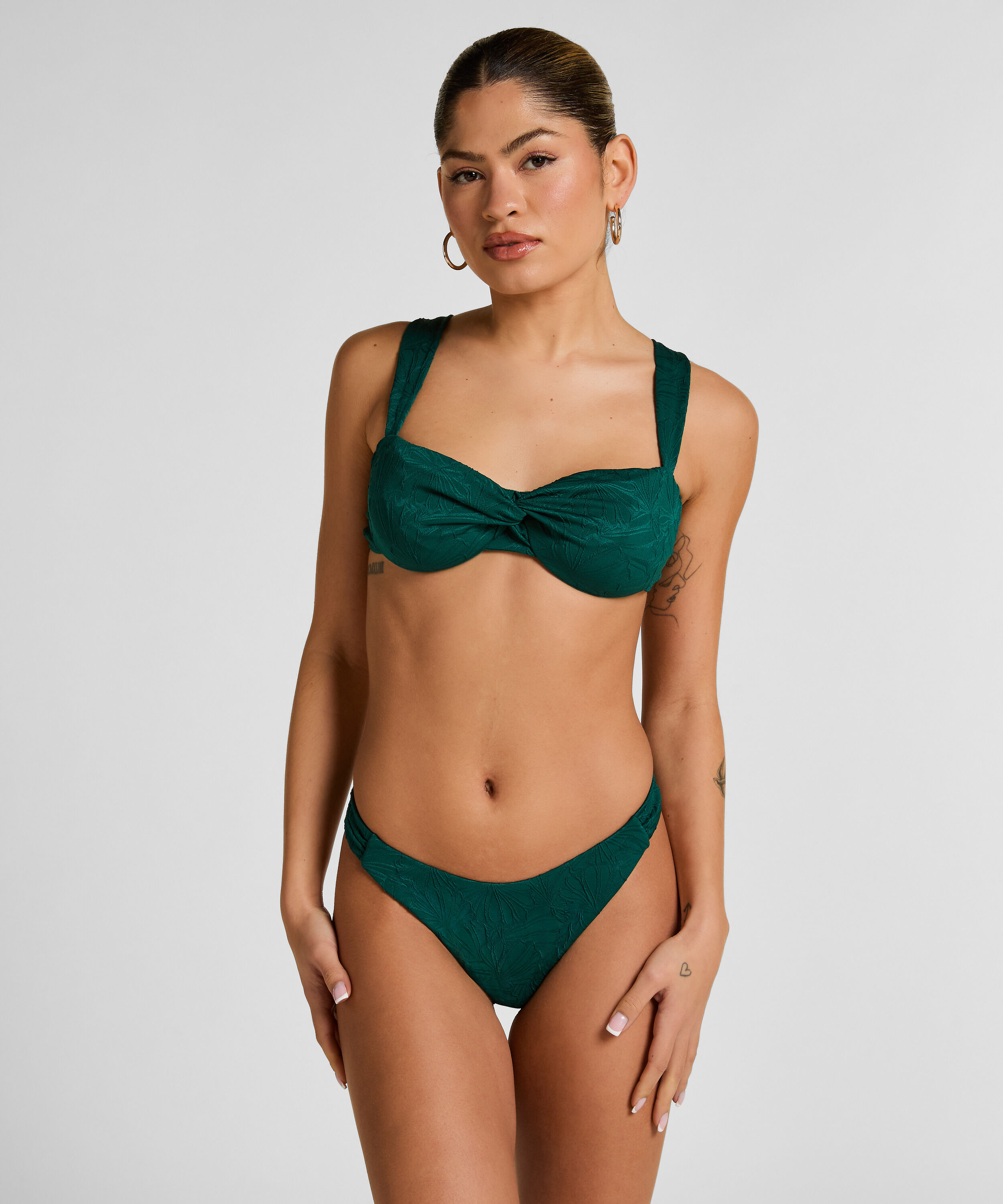 Azua Highleg Bikinihose, Grün Azua Highleg Bikinihose, Grün