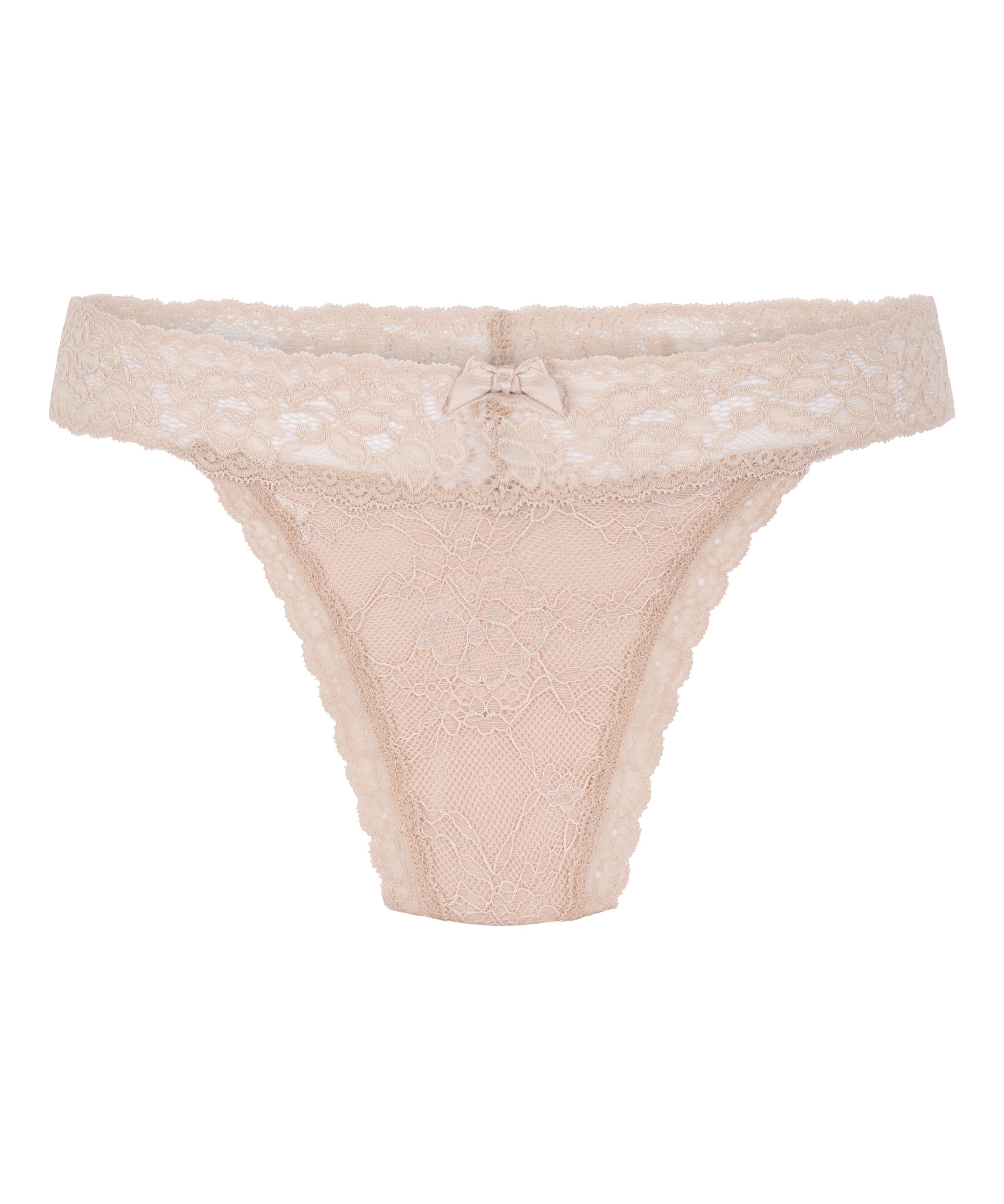 Extra Tief sitzender String Madison, Beige, main