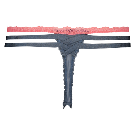 Tanga-String Danna, Grau
