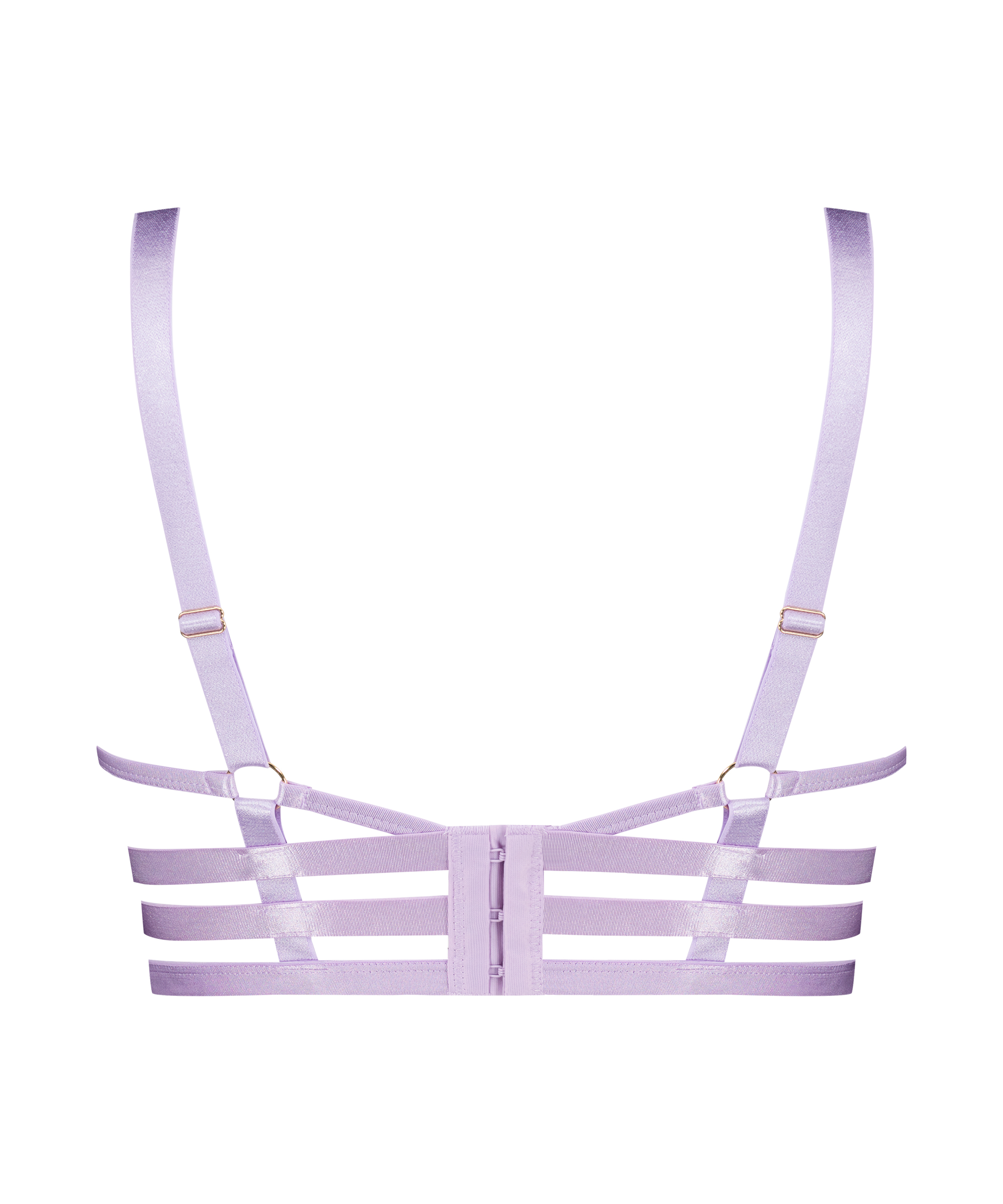Soutien-gorge &agrave; armatures non-pr&eacute;form&eacute; longline Tara, Violet, main
