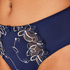 Hochgeschnittener Slip Diva, Blau