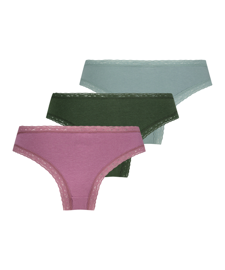 Lot de 3 brésiliens Classics, Vert