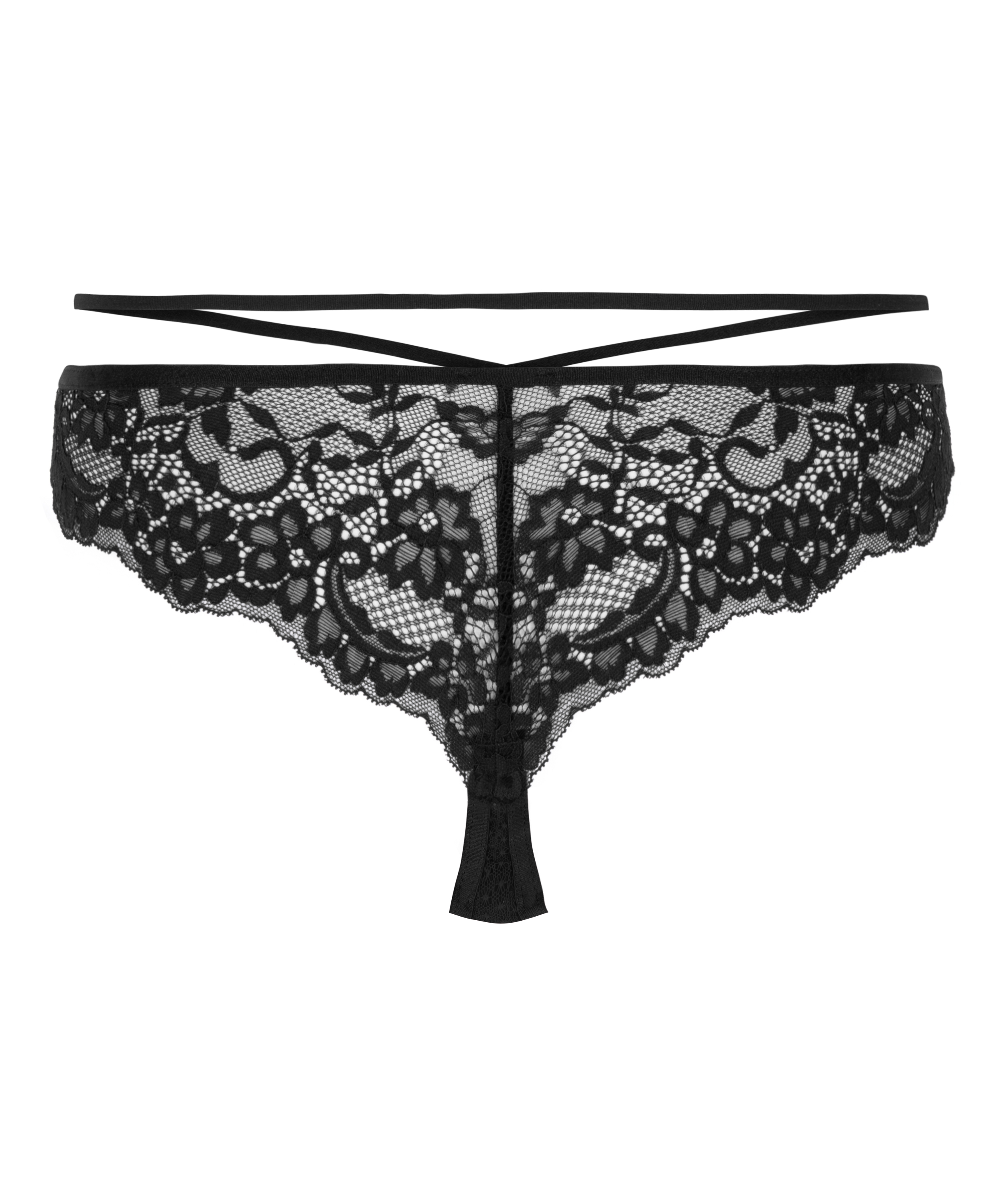 Culotte brésilienne Joy Fancy Mini, Noir, main