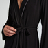 Short Jersey Robe Essentials, Schwarz