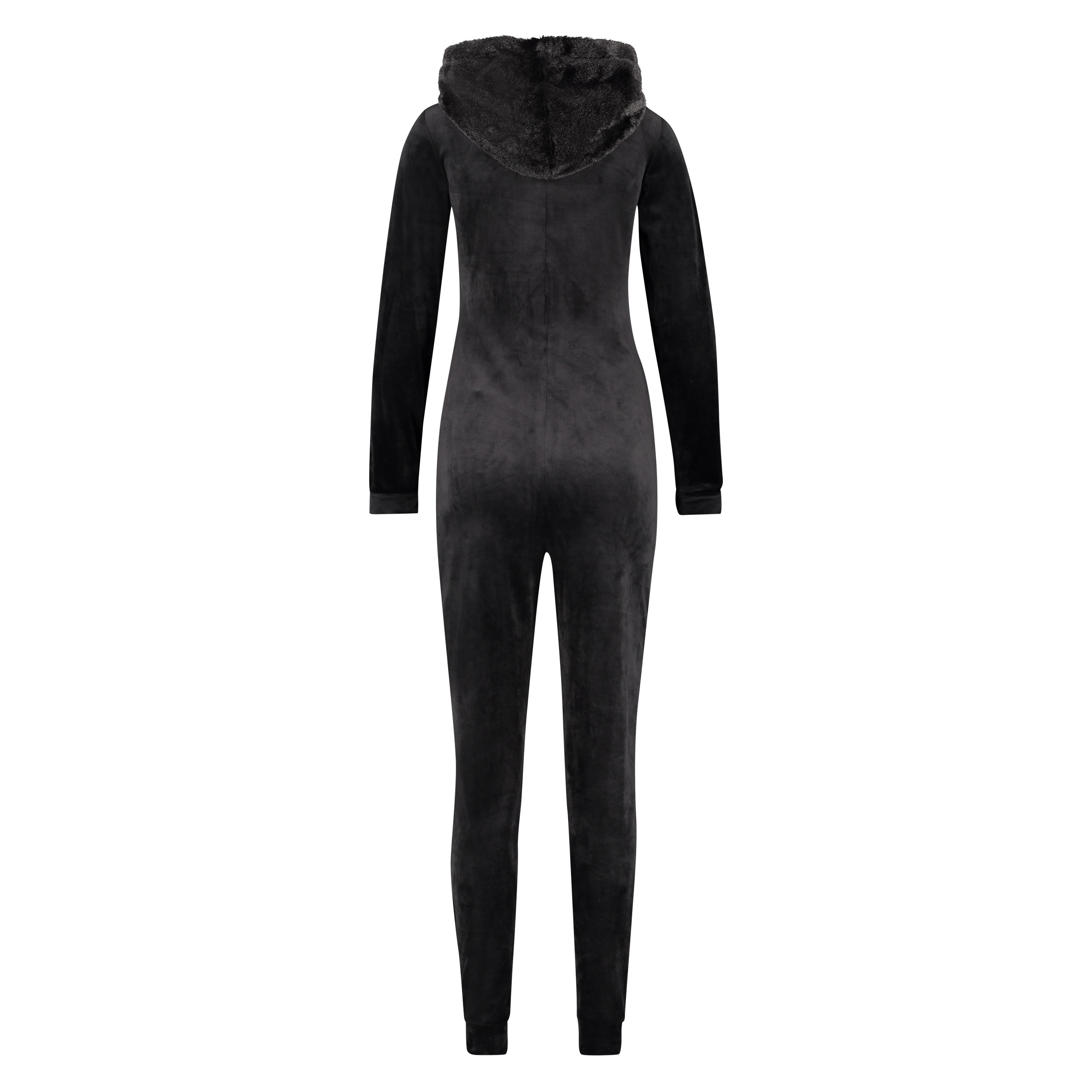 Onesie Velours, Schwarz, main