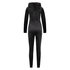 Onesie Velours, Schwarz