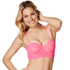 Padded longline bra Andrea, Rose