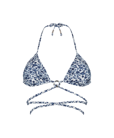 Triangel-Bikinioberteil Morocco, Weiß