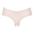 Slip br&eacute;silien V-shape mesh, Rose