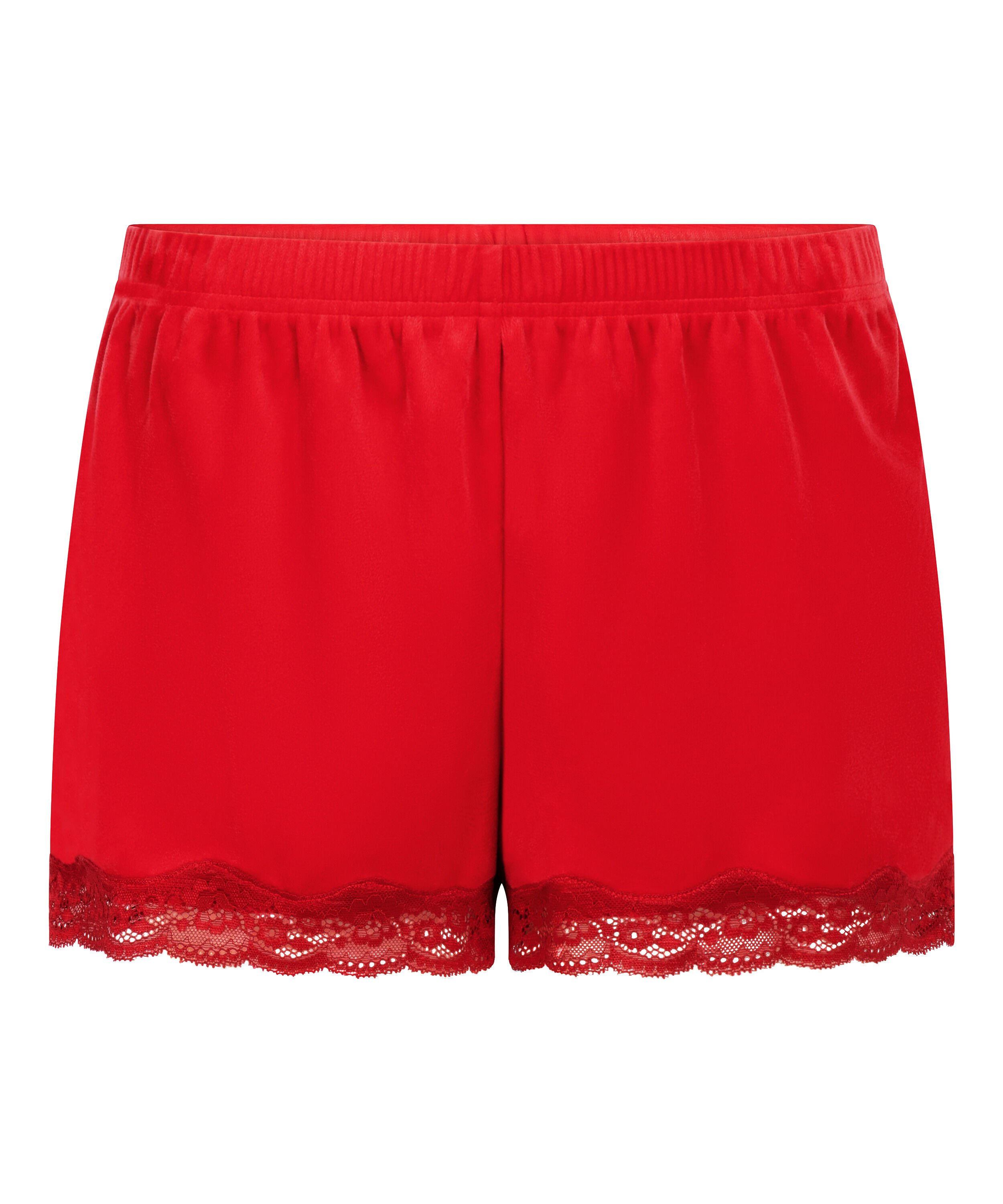 Samit-Spitzen-Short, Rot
