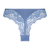 Slip brésilien jambes hautes Dora, Bleu