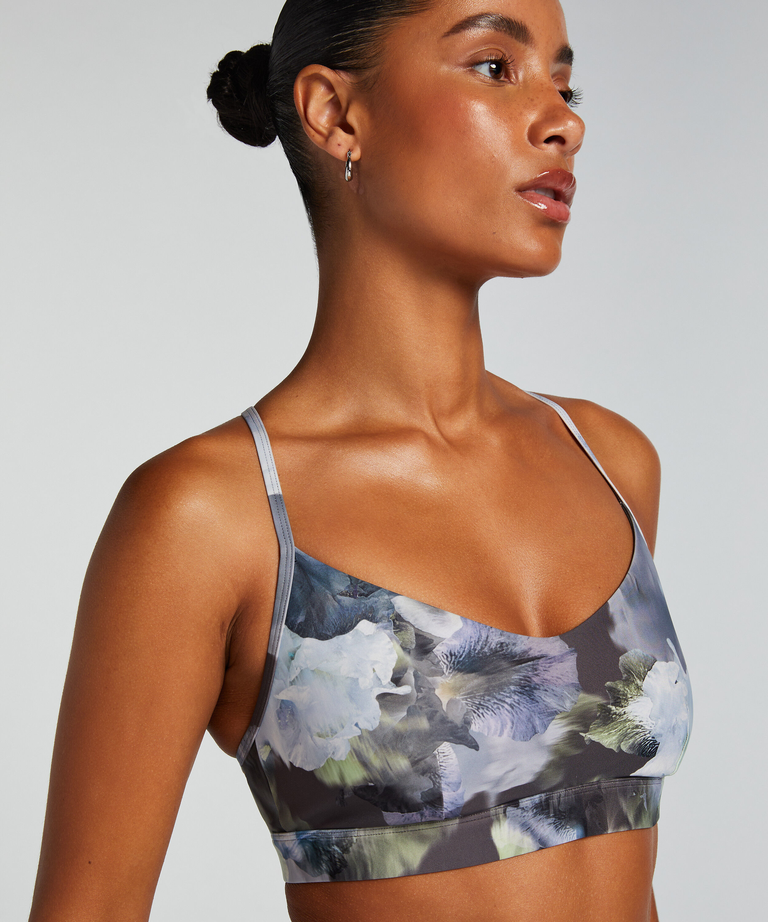 HKMX Brassière de sport de niveau 1, Gris