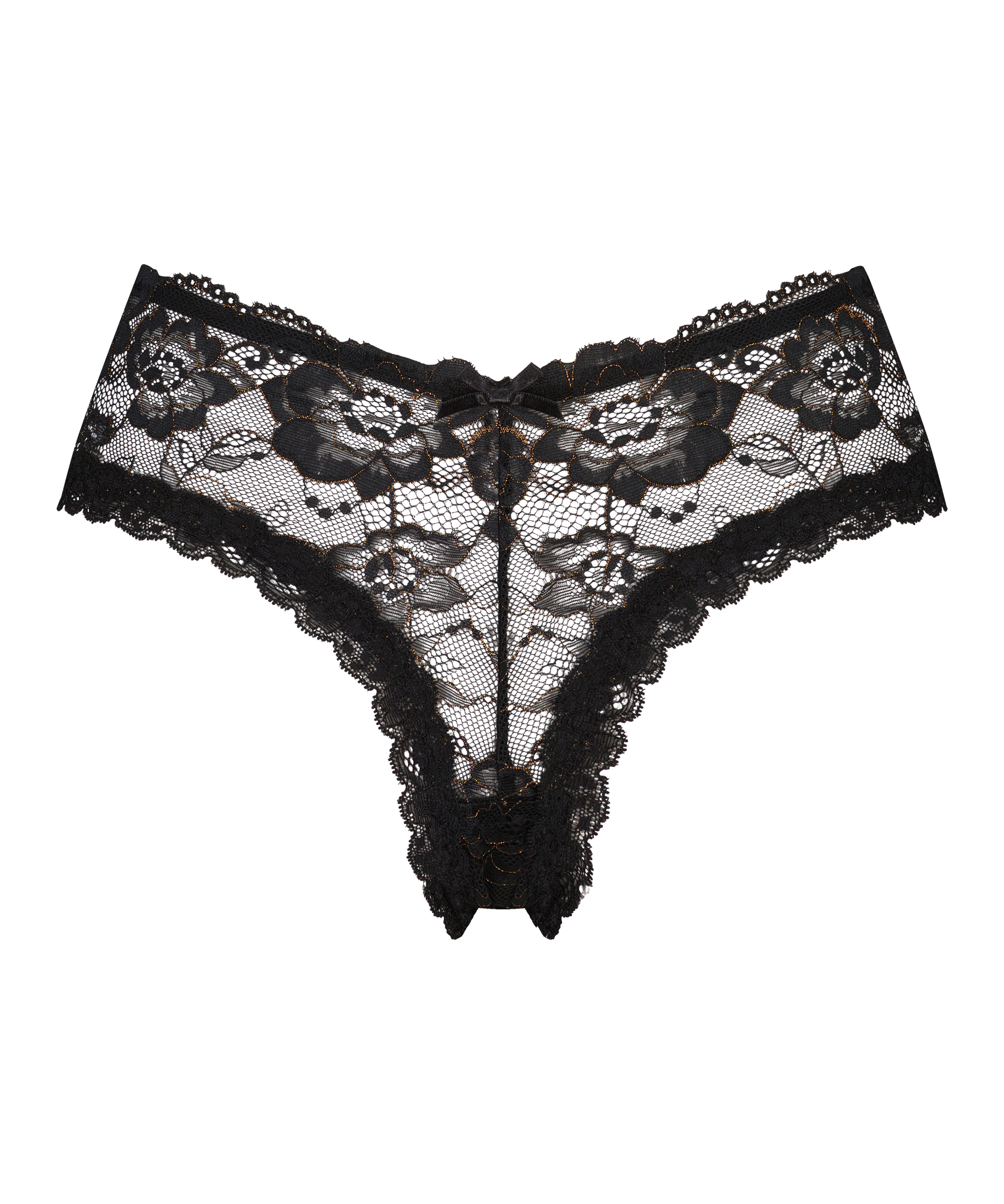 Slip brésilien Nasila V-Shape, Noir, main