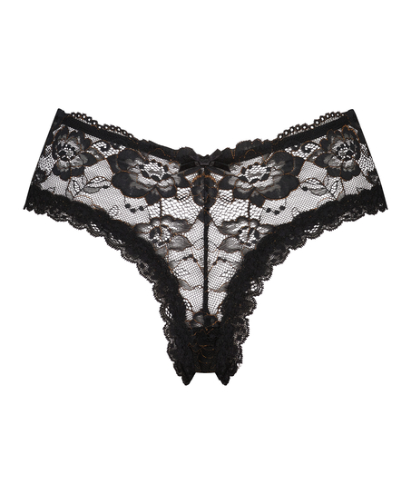 Slip brésilien Nasila V-Shape, Noir