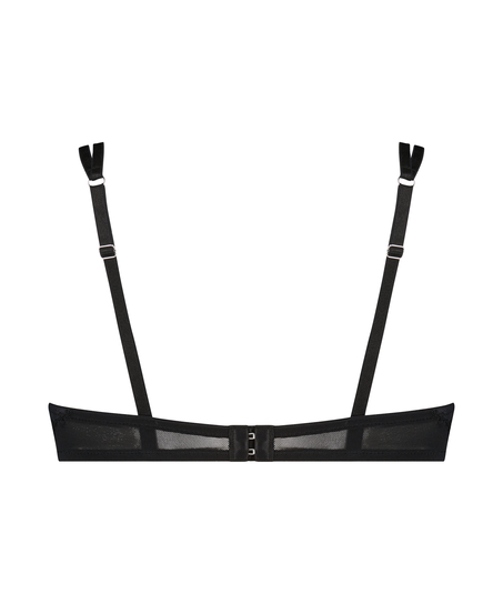 Unwattierter Bügel-BH Amelie, Schwarz