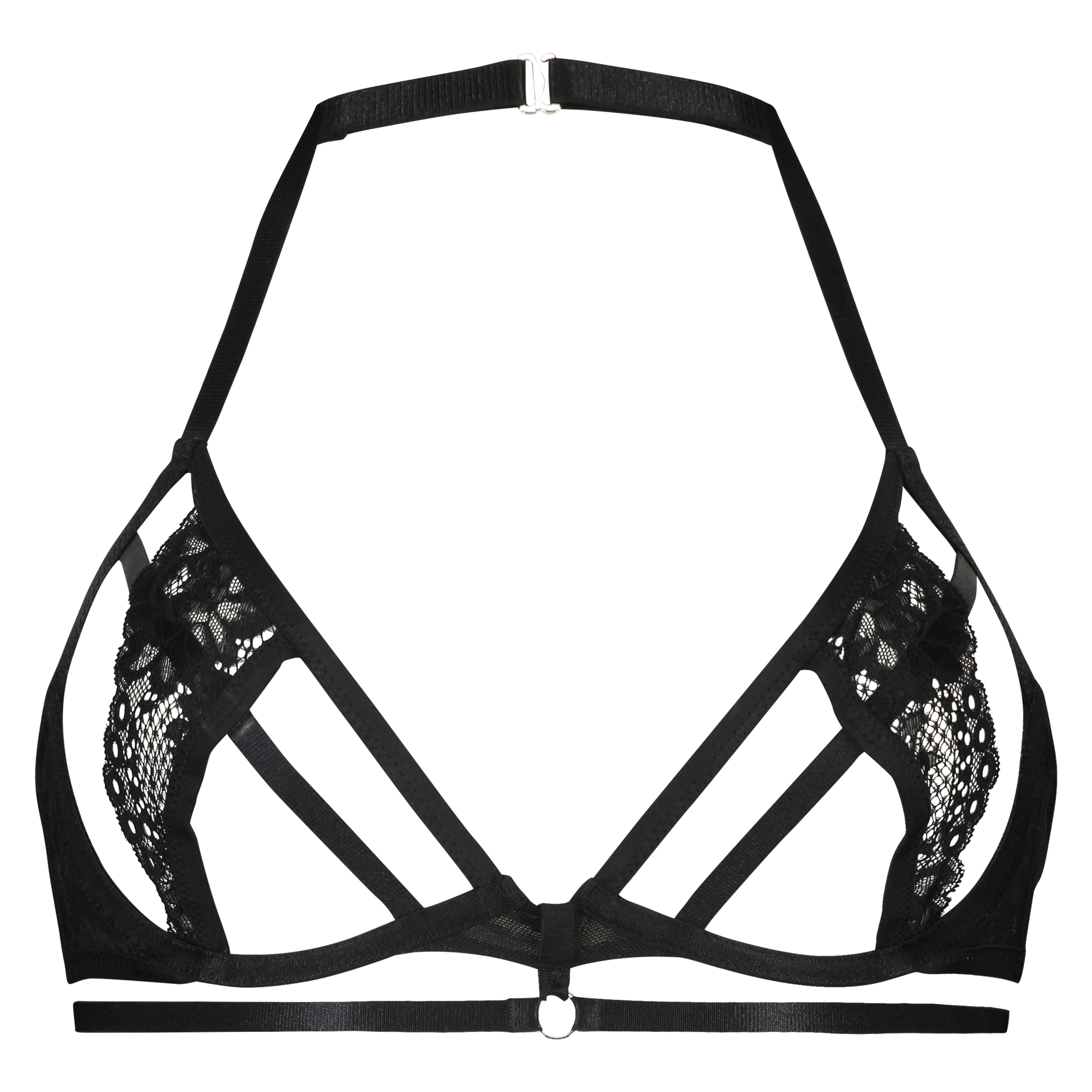 Soutien-gorge &agrave; armatures non-pr&eacute;form&eacute; Romane, Noir, main
