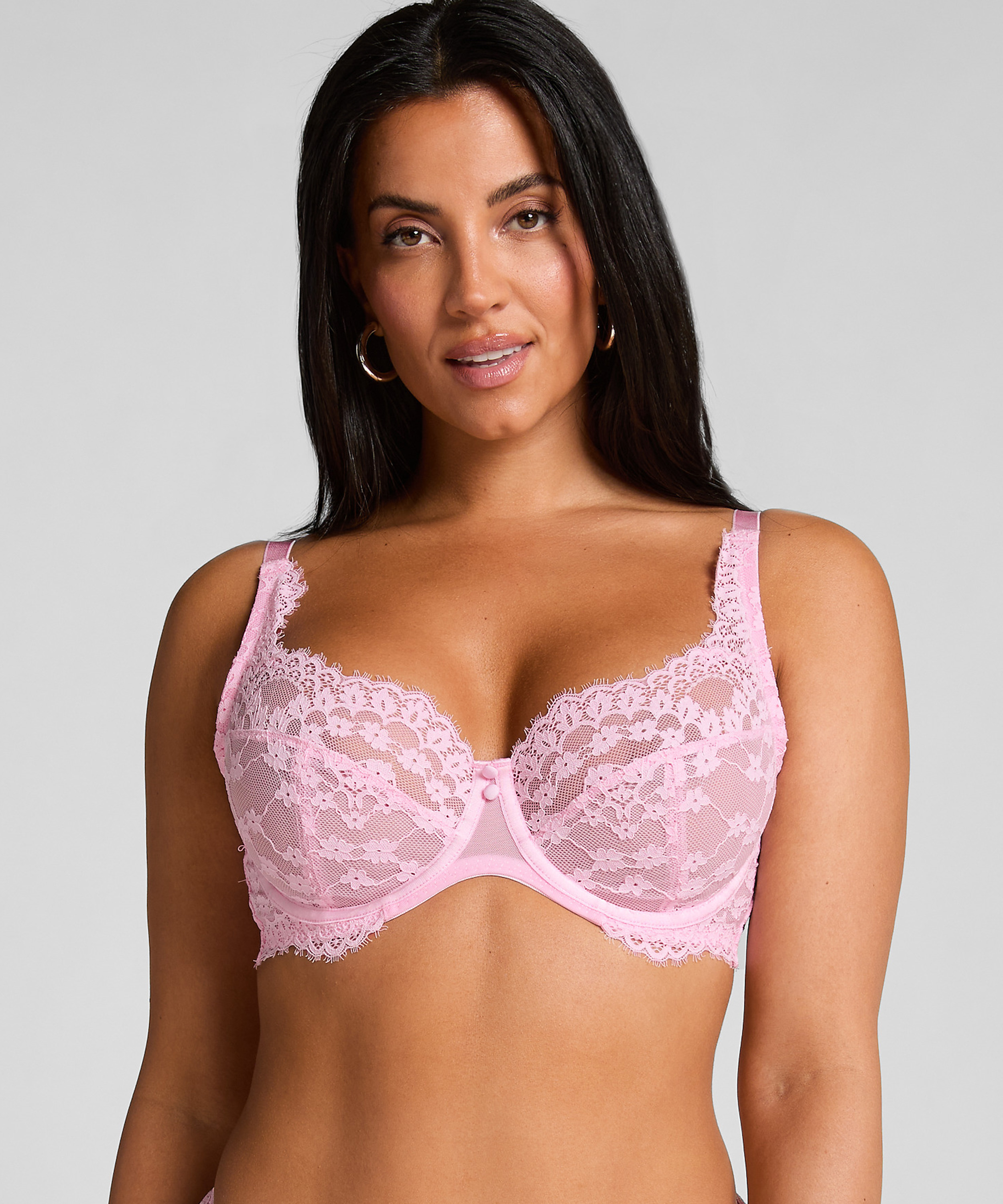 Soutien-gorge &agrave; armatures non-pr&eacute;form&eacute; Daisy, Rose, main