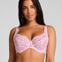 Soutien-gorge &agrave; armatures non-pr&eacute;form&eacute; Daisy, Rose