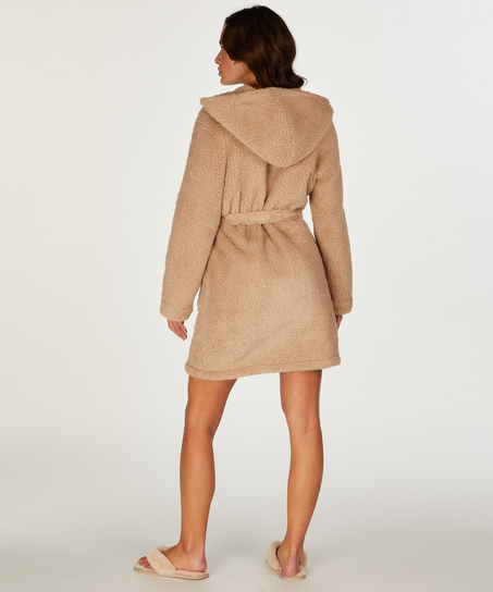 Peignoir Fleece, Beige