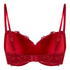 Soutien-gorge &agrave; armatures pr&eacute;form&eacute; Marine, Rouge