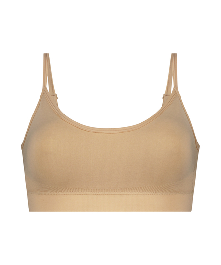 ﻿Bralette à lanières, Beige