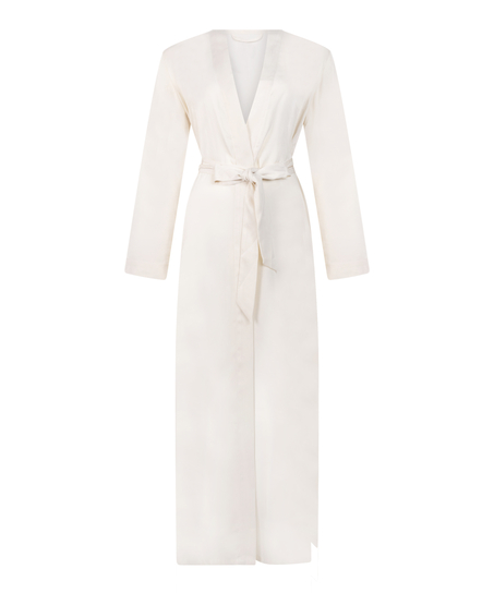 Kimono Satin, Weiß