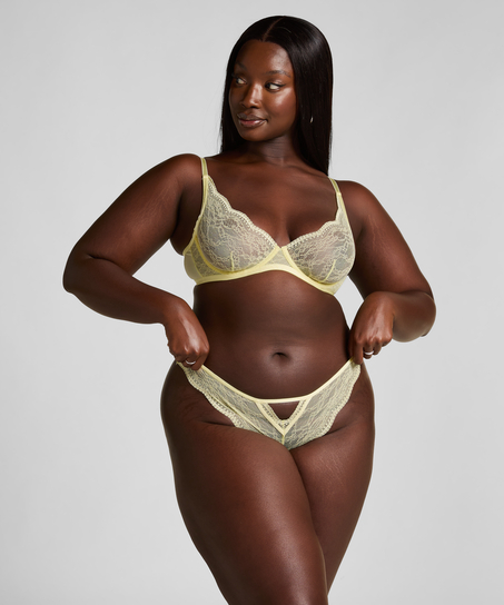 Soutien-gorge &agrave; armatures non-pr&eacute;form&eacute; Isabelle, Jaune