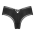 Slip br&eacute;silien V-shape Amaris, Noir