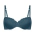 Soutien-gorge à armatures préformé Lace & Shine, Bleu