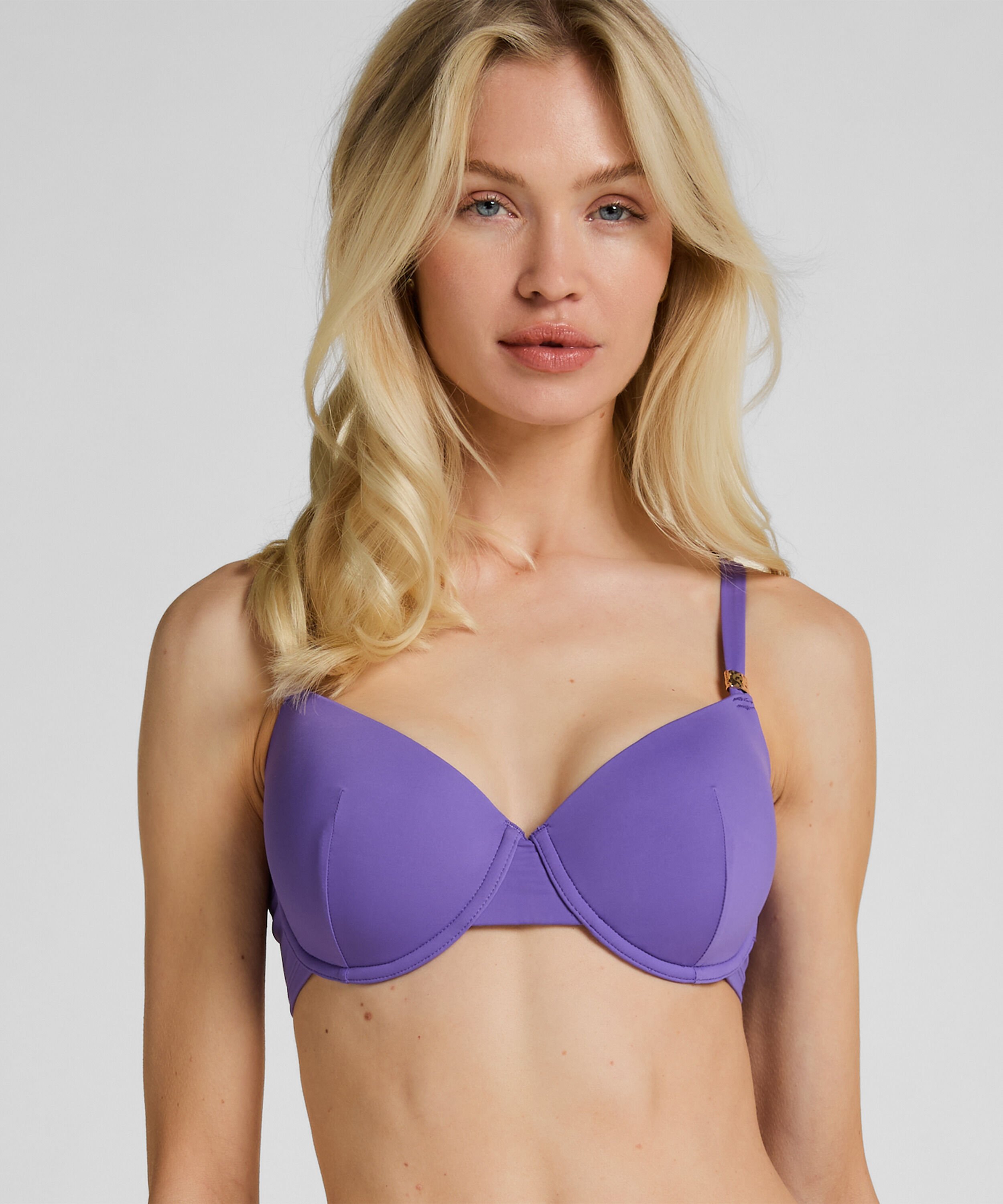Luxuriöses Bügel-Bikini-Top mit Polsterung