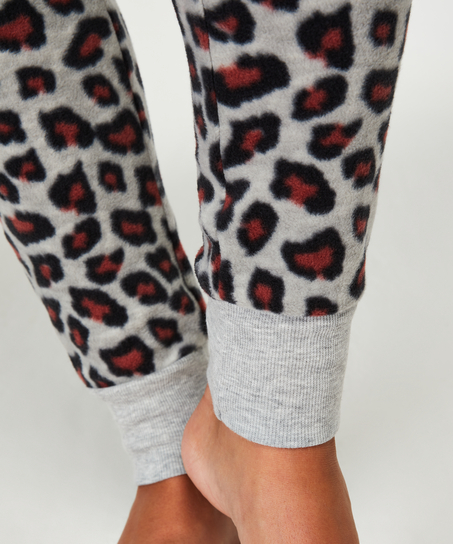 Leggings Micro Fleece, Grau