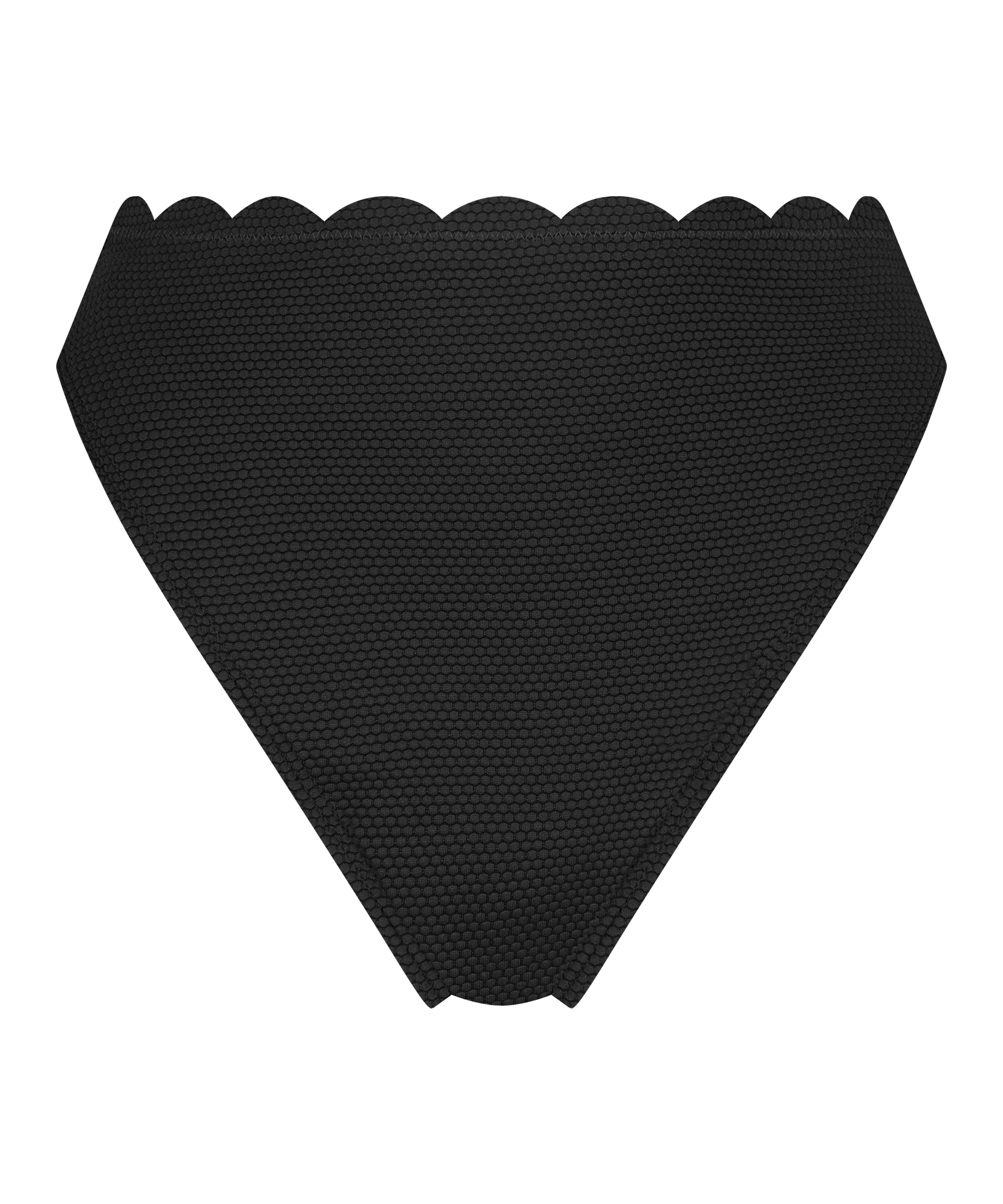 Bikini Slip Rio Scallop, Schwarz, main