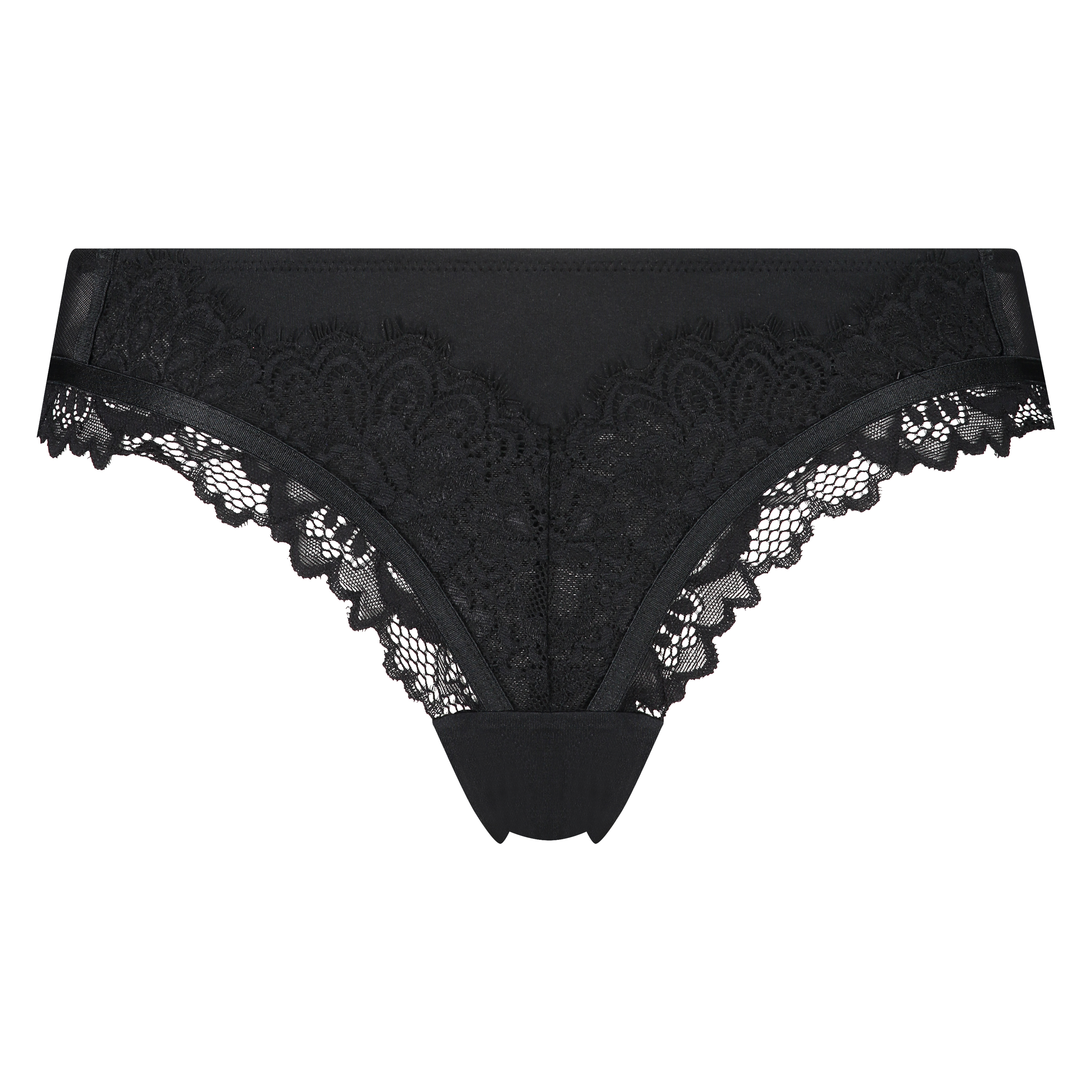 Slip br&eacute;silien Yvonne, Noir, main