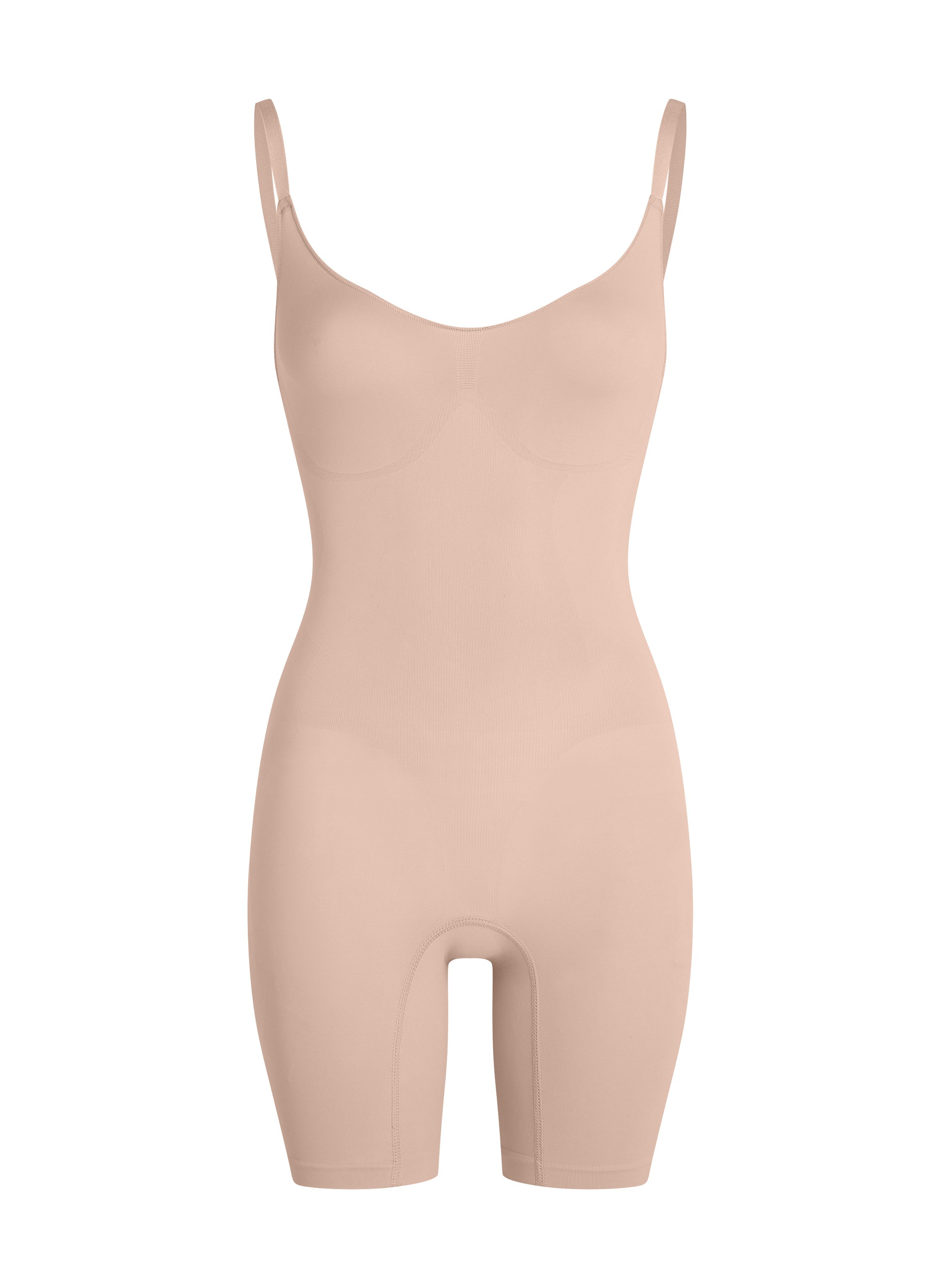 Nahtloser korrigierender Thigh Slimmer, Beige, main