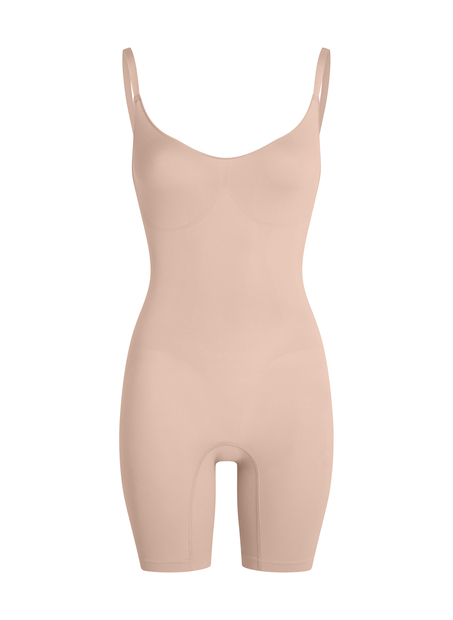 Nahtloser korrigierender Thigh Slimmer, Beige