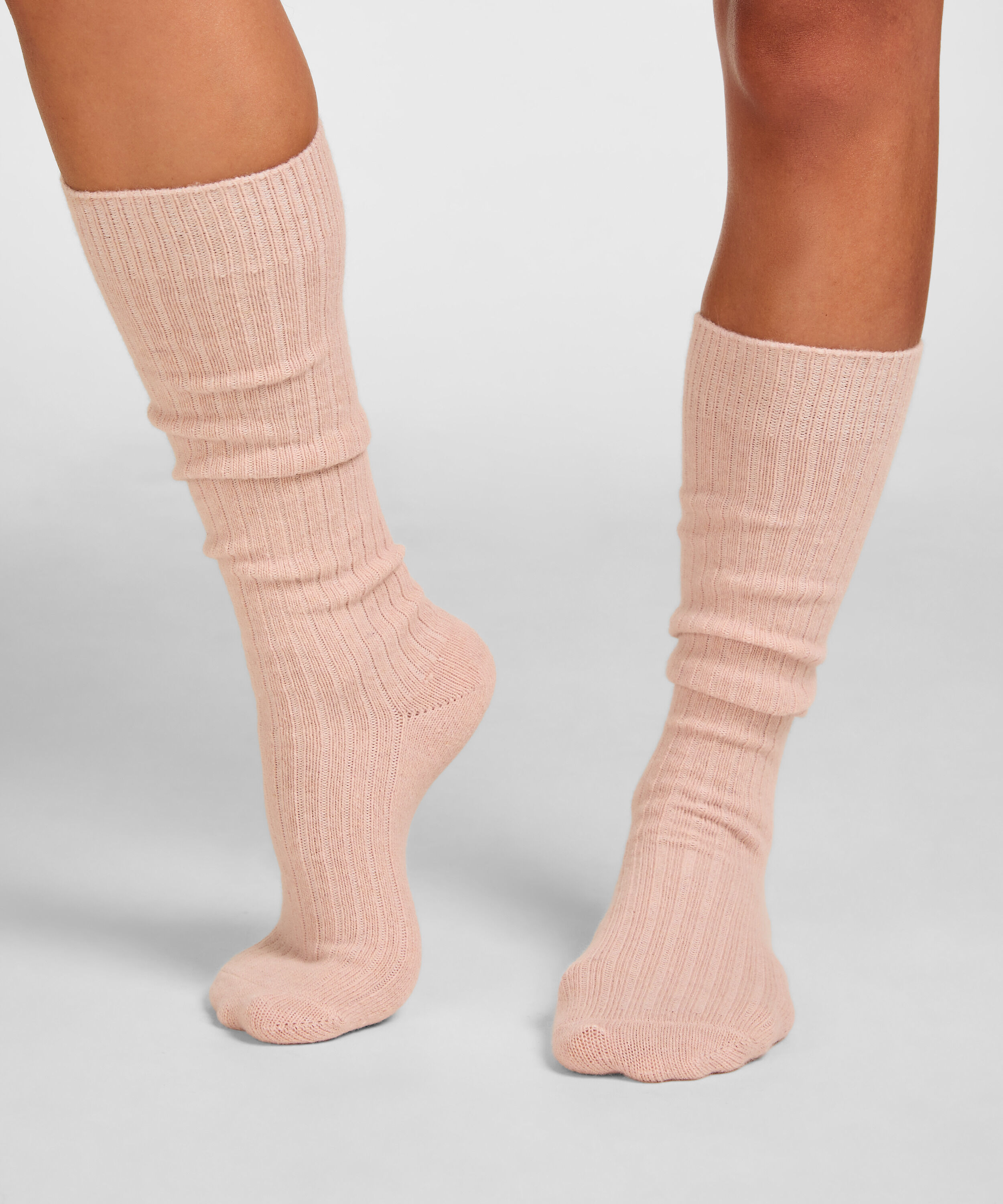 Socken aus Kaschmir-Mix, Rose Socken aus Kaschmir-Mix, Rose