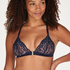 Vorgeformtes Triangel-Bralette Marina, Blau