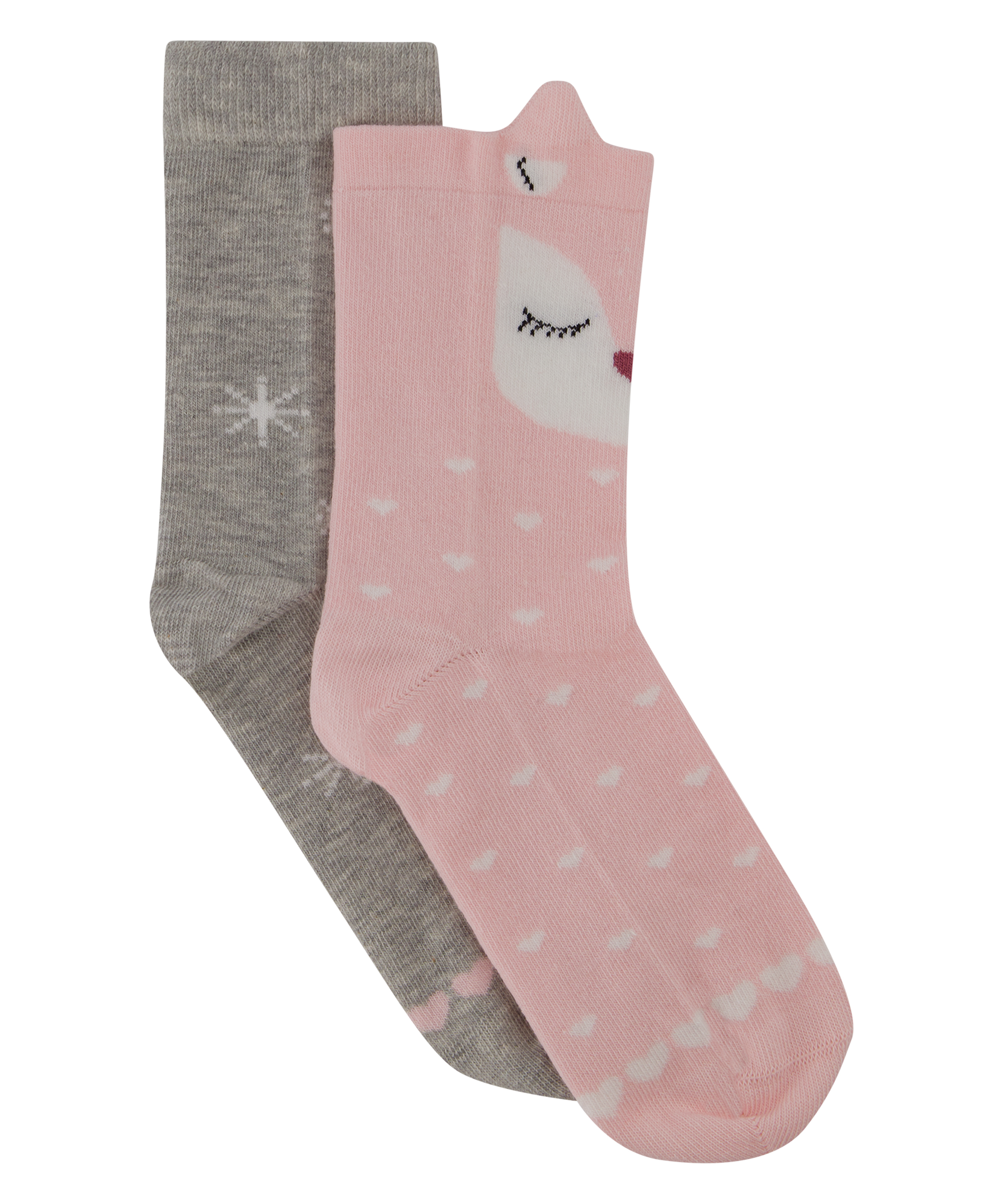 3 paires de chaussettes Giftpack, Rose, main