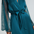 Kimono Satin, Blau