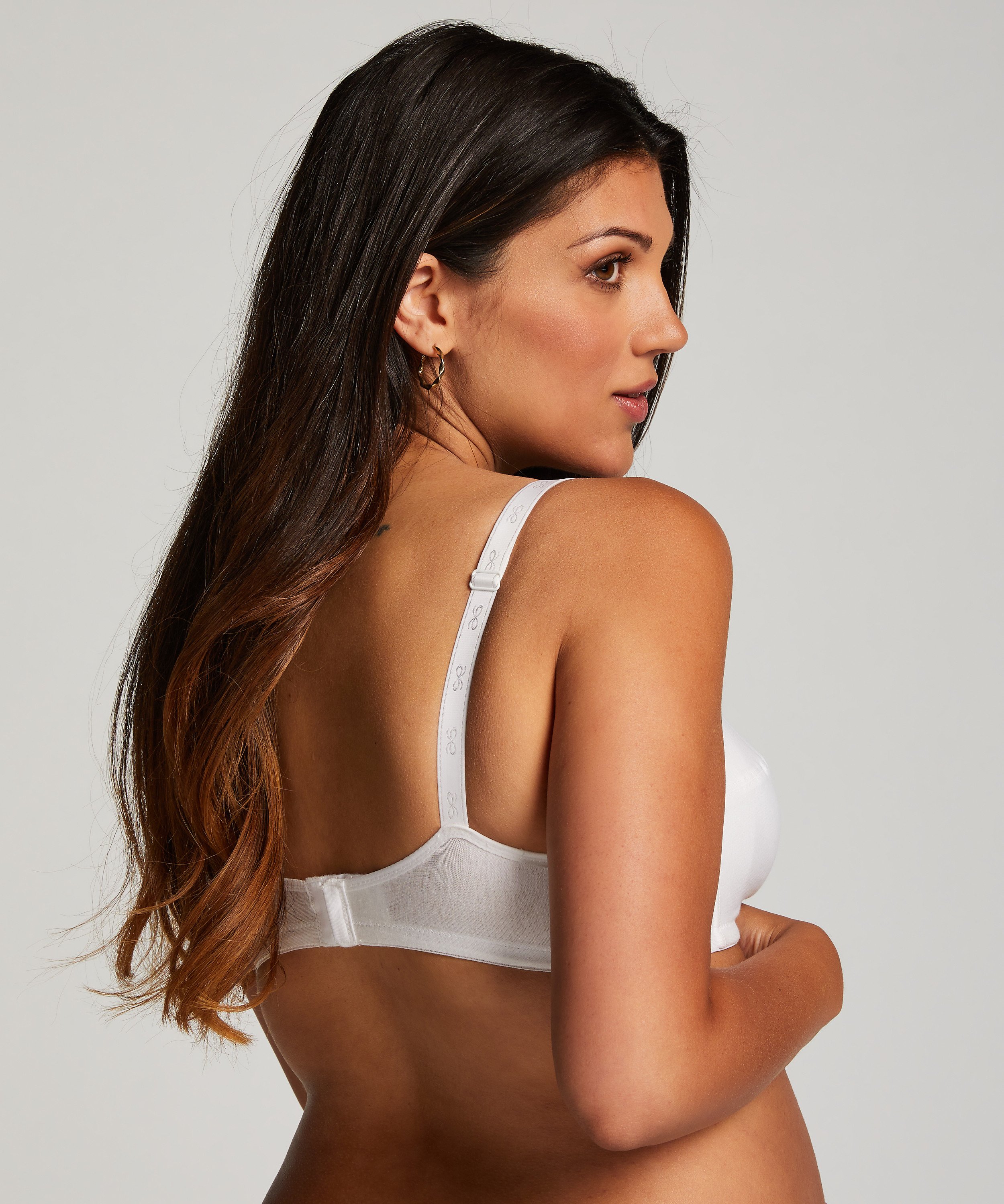 Nicht-vorgeformter Still-BH, Weiß, main