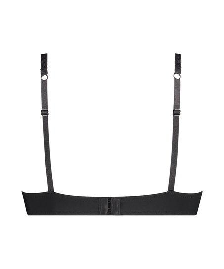 Vorgeformter Bügel-Push-up-BH Maya, Schwarz