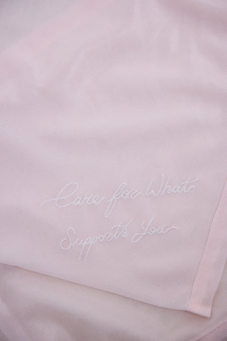 Washing Bag Pink Ribbon Large, Rose