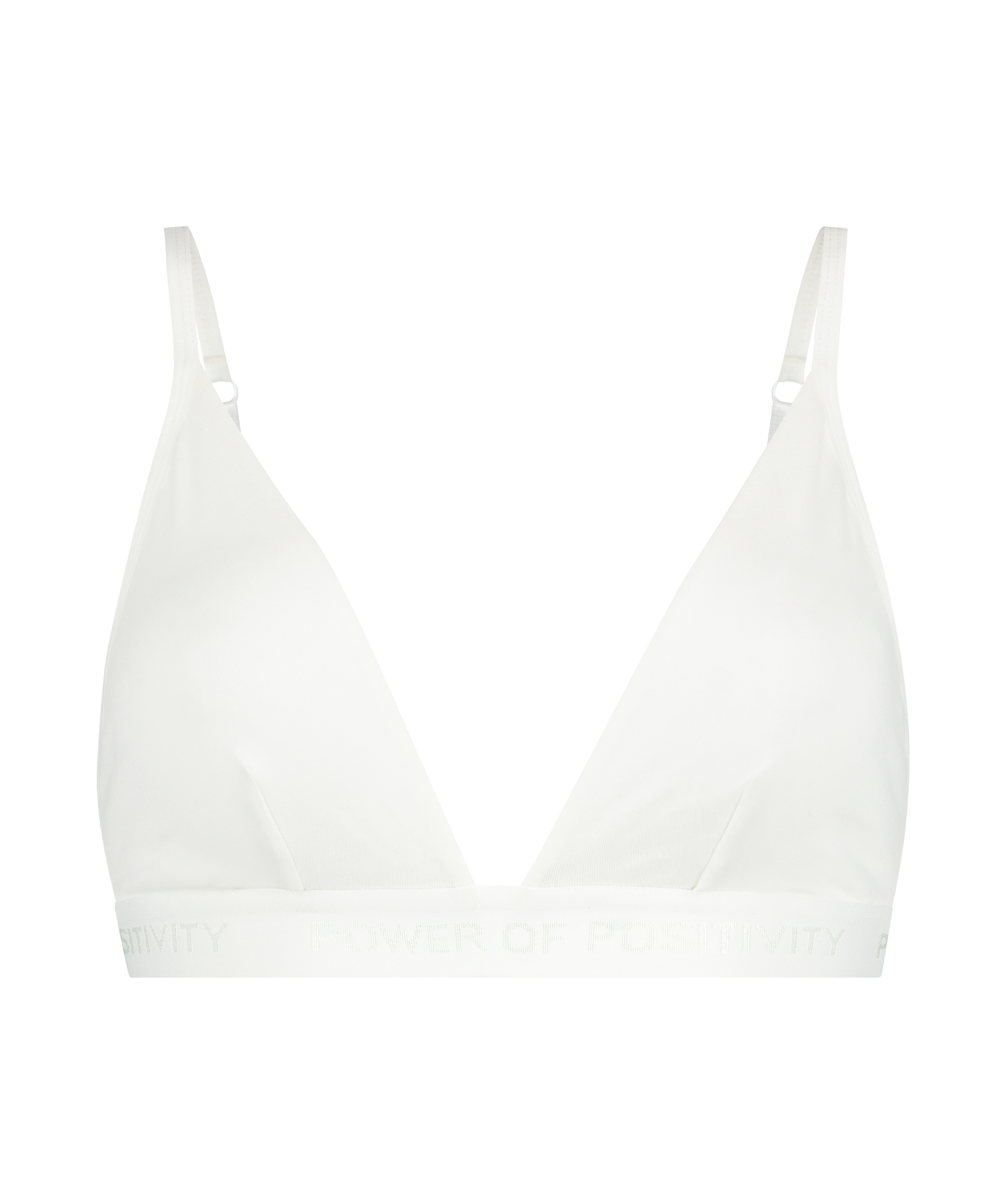 Brassière triangle Cutie, Blanc, main